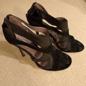Charles David caged sandal with open toe